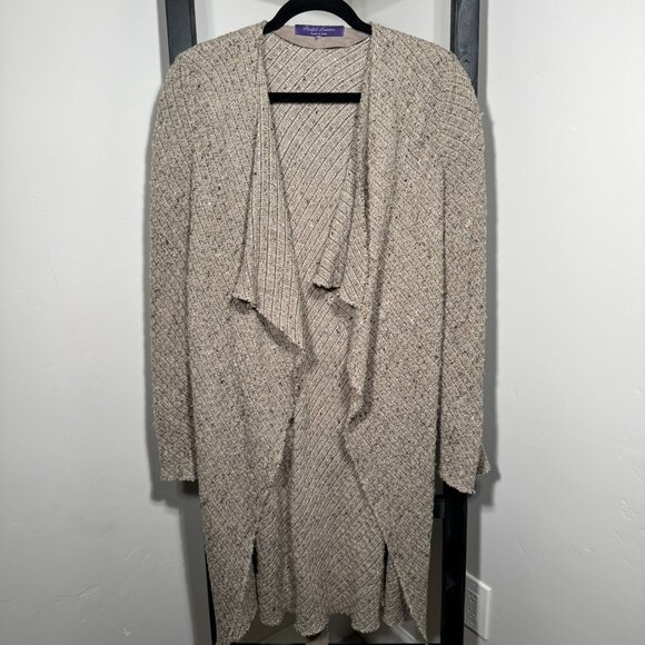 Ralph Lauren Purple Label Sweaters - Ralph Lauren Purple Label Made in Italy Cardigan – Luxurious Open Front Sweater